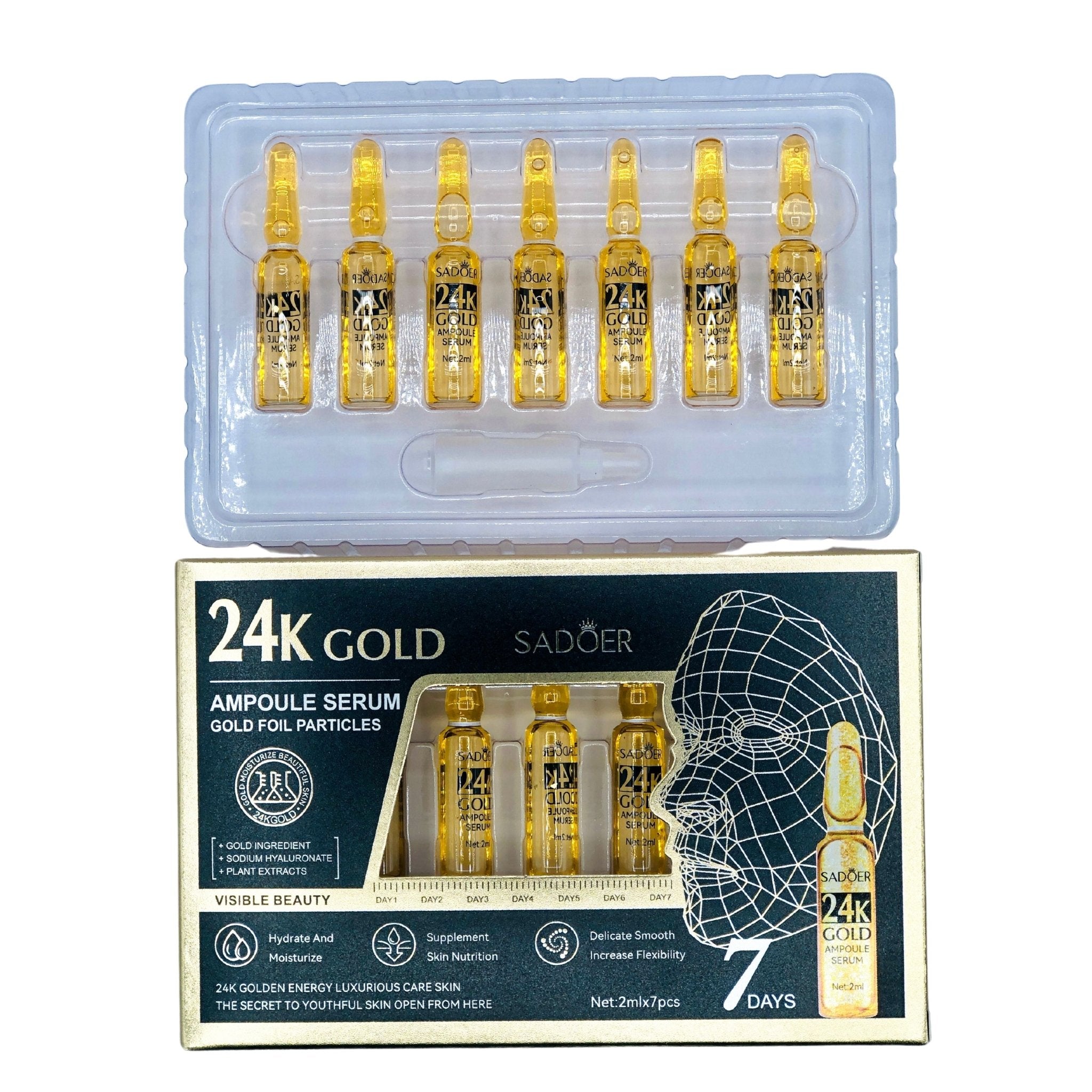 Ampolla Facial 24K Gold 7pcs x 2ml - AjSilesSD31943