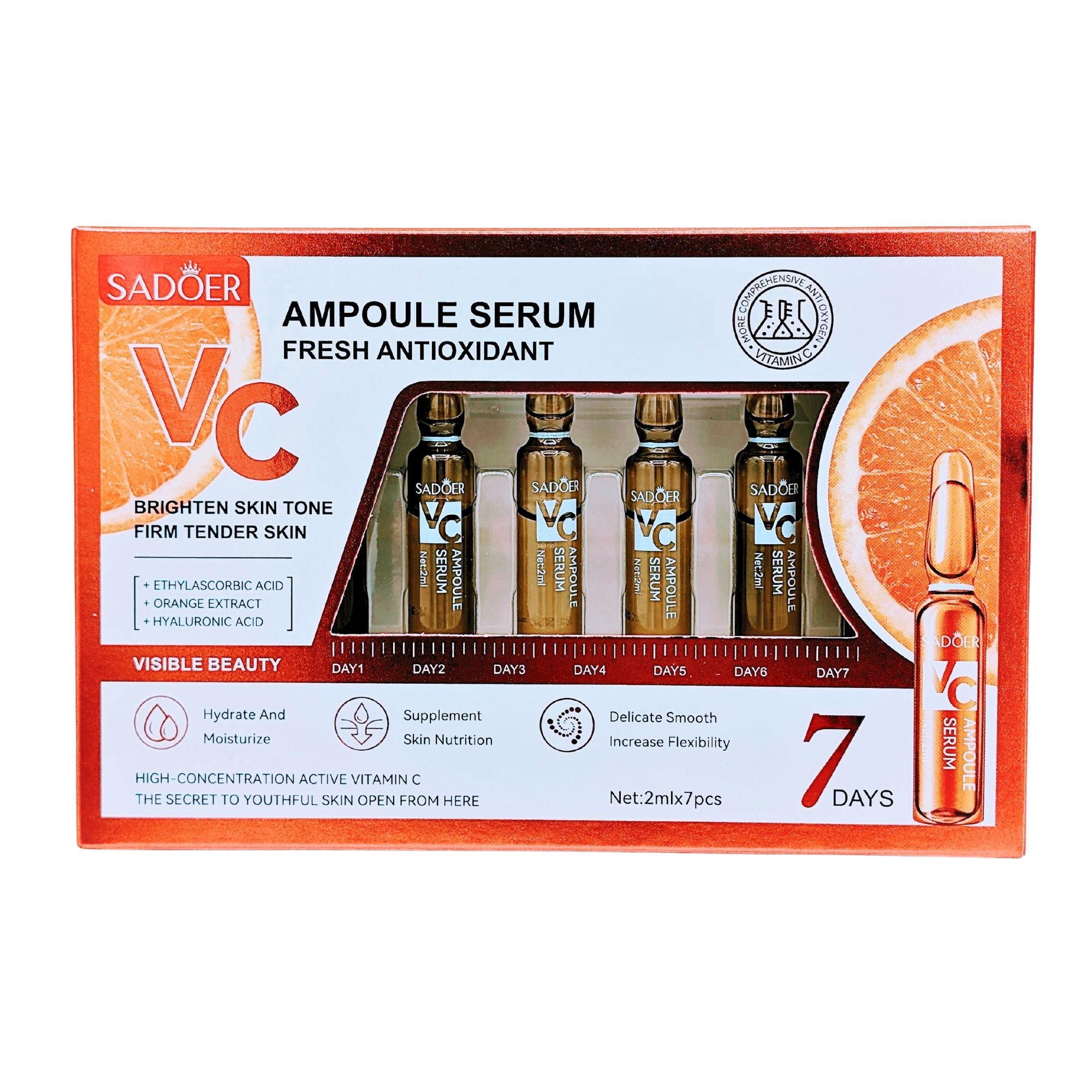 Ampolla Facial con Vitamina C 7pcs x 2ml - AjSilesSD31936