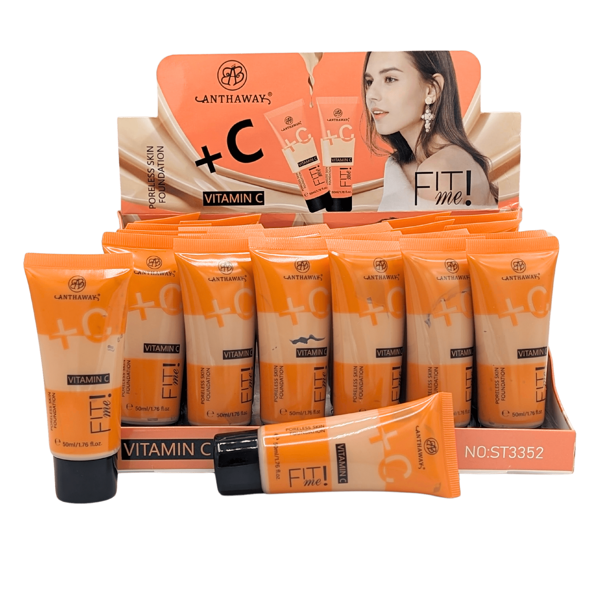 Base Liquida 36h Vitamina C Fit me! Anthaway - AjSilesST3352