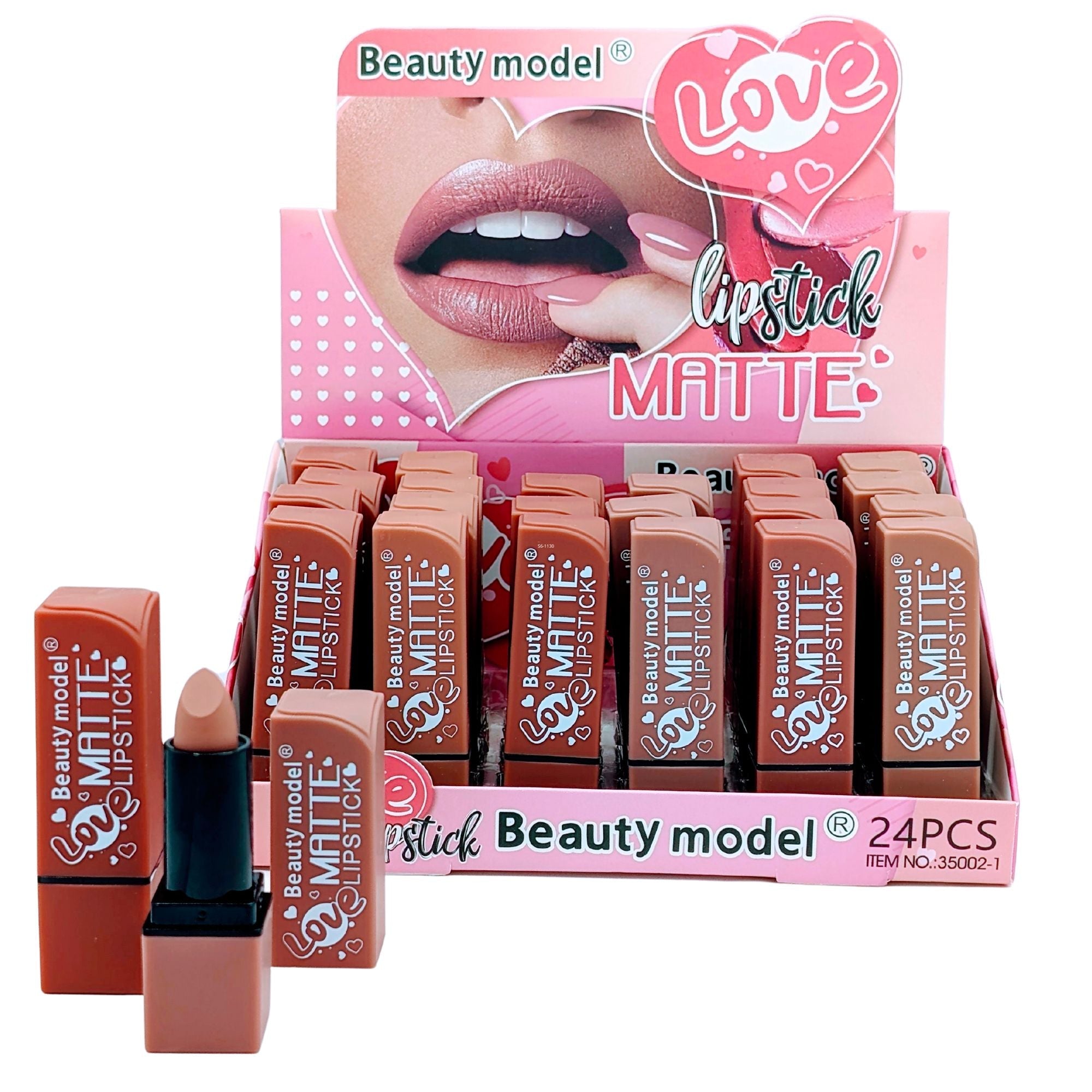 Lapiz Labial Mate Beauty Model Matte 35002-1 - AjSiles35002-1