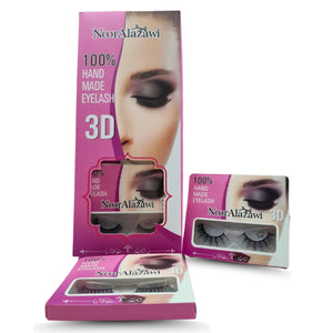 Pestañas 1 pcs Nooralazawi hechas a mano 3D