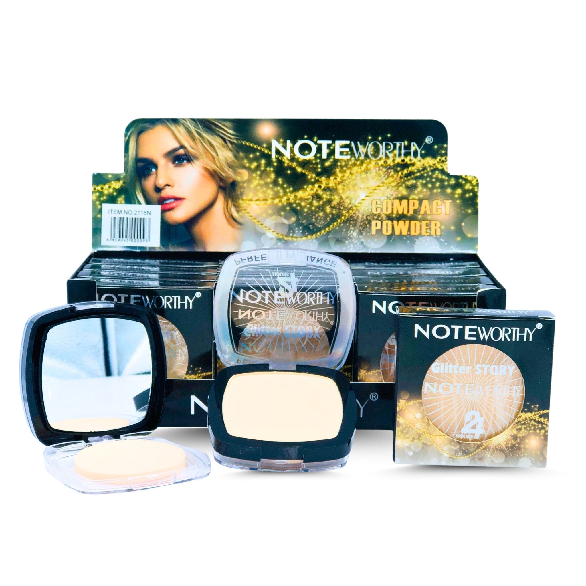 Polvo compacto Note Worthy Glitter Story - AjSiles2118N-A